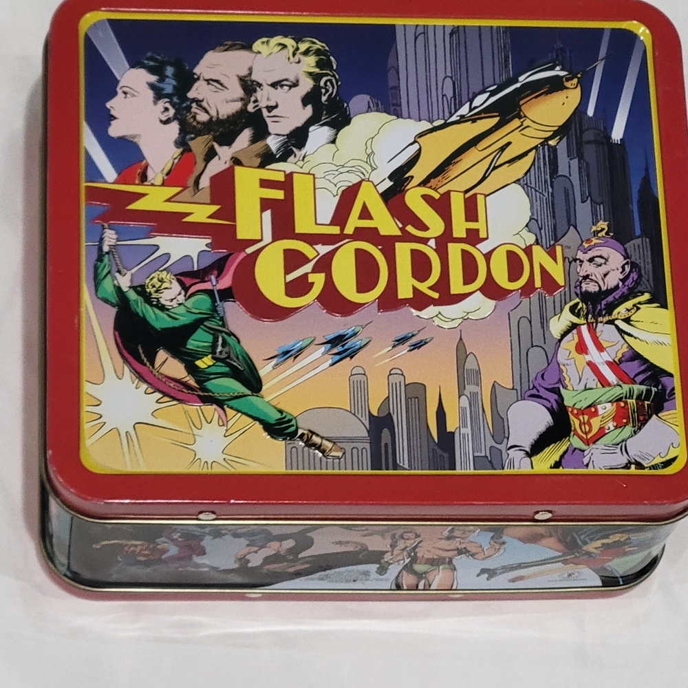 2000 Dark Horse Comics Flash Gordon Metal Lunch Box